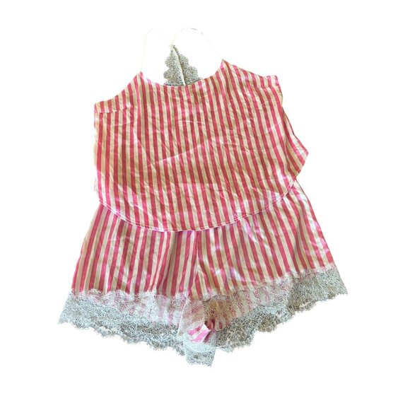 Victoria Secrets Other - Victoria Secrets Women's Pink & White Jammies Shorts Set